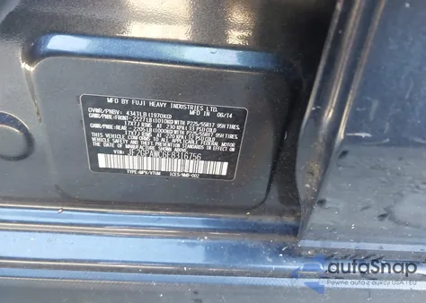 2014 Subaru Xv Crosstrek 2.0I Premium z USA, uszkodzony, nr VIN JF2GPAWC6E8316756